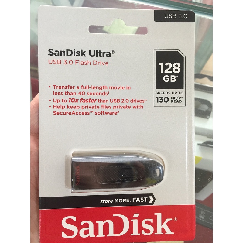 USB Sandisk ultra usb 3.0 flash drive dung lượng 16GB/ 32GB/ 64GB/ 128GB