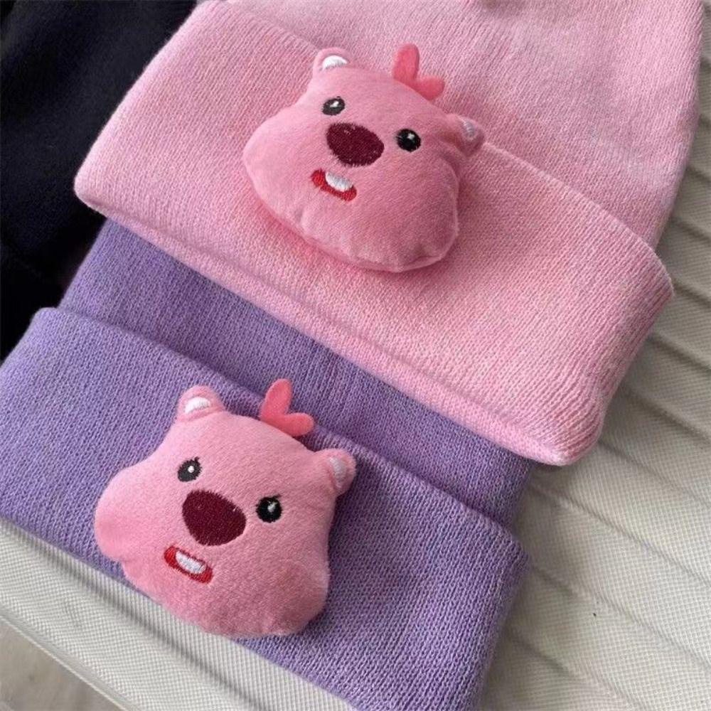 Yunhi Mũ beanie Dệt Kim Mềm Mại Đáng Yêu