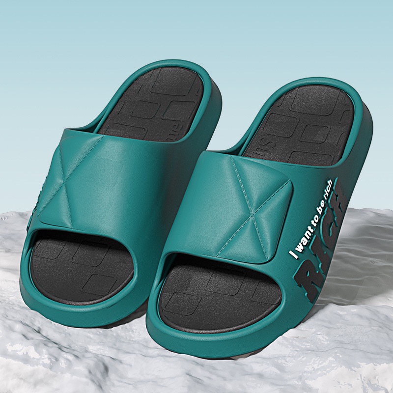 SHANMUSENLIN.Dép Đi Trong Nhà Bằng eva Đế Mềm Chống Trượt Chống Mùi Thoáng Khí Dành Cho Nam