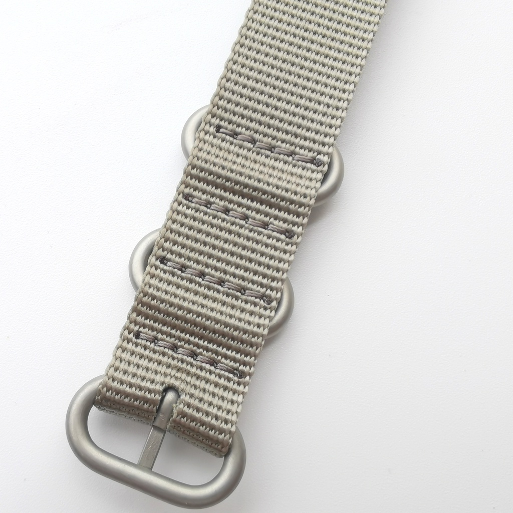 Dây Đeo Tay Bằng nylon Màu Xám 18mm 22mm 20mm Cho Đồng Hồ Nam 24mm