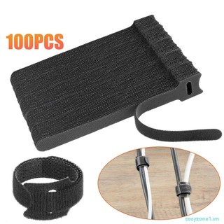 ☃ cosyzone1 ☃ 100PCS/SET Durable Cable Ties Reusable Cable Ties Nylon Wrap Tie Wire