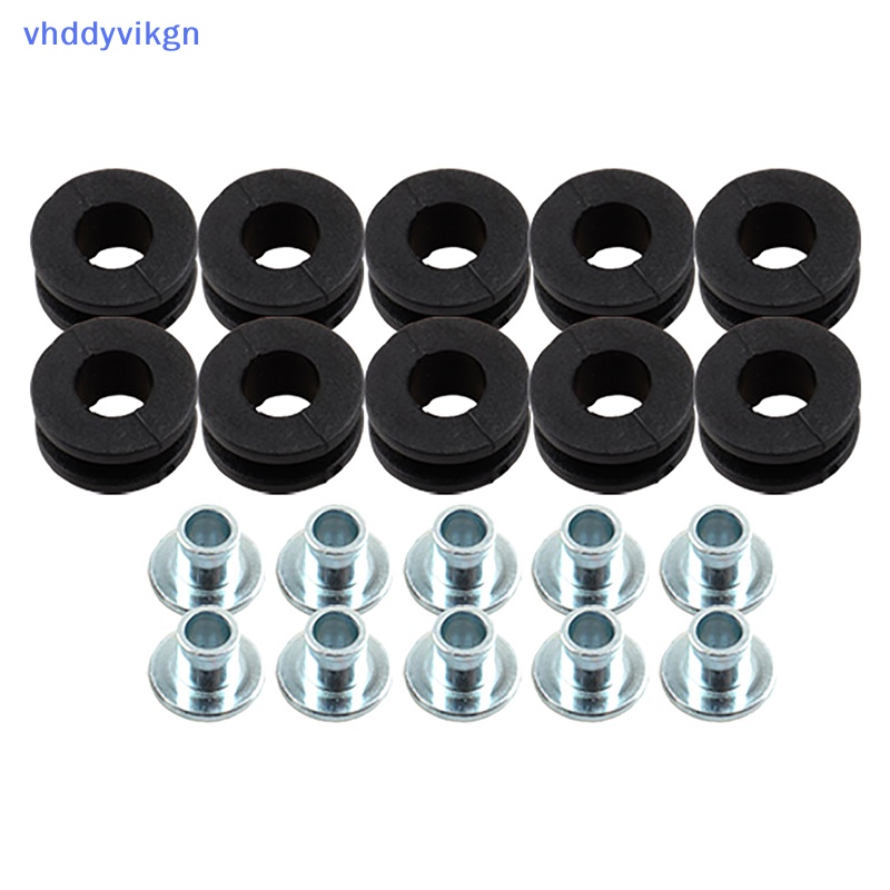 HONDA Set 10 Vòng Đệm Cao Su Màu Đen Chuyên Dụng Cho Xe Mô Tô suzuki cbr gsxr ninja zx yzf kawasaki vn