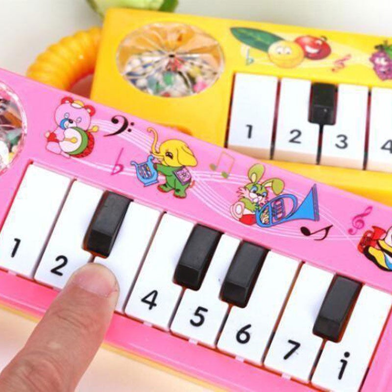 Đàn piano Đồ Chơi Màu Sắc Ngẫu Nhiên Giáo Dục Sớm Cho Bé jp3vn