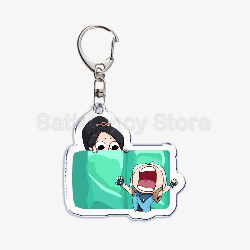 Móc Khóa Popular Fun Valorant Móc Khóa Ett Sova Cypher Người Acrylic Móc Khóa Cho Phụ Kiện Mặt Dây Chuyền Chìa Khóa