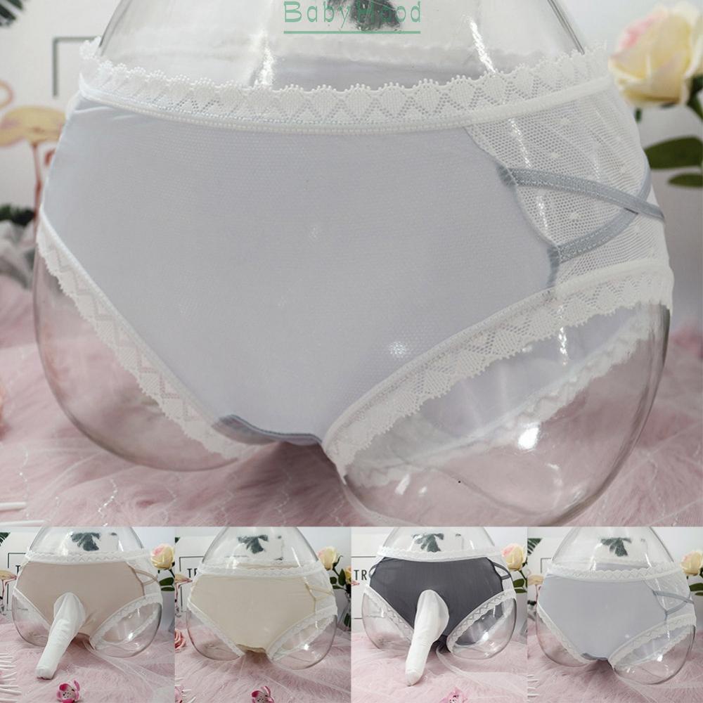 Sissy Pouch Panties Mens Bulge Sheath Lingerie Printed Briefs Thong Plus Size#BBHOOD