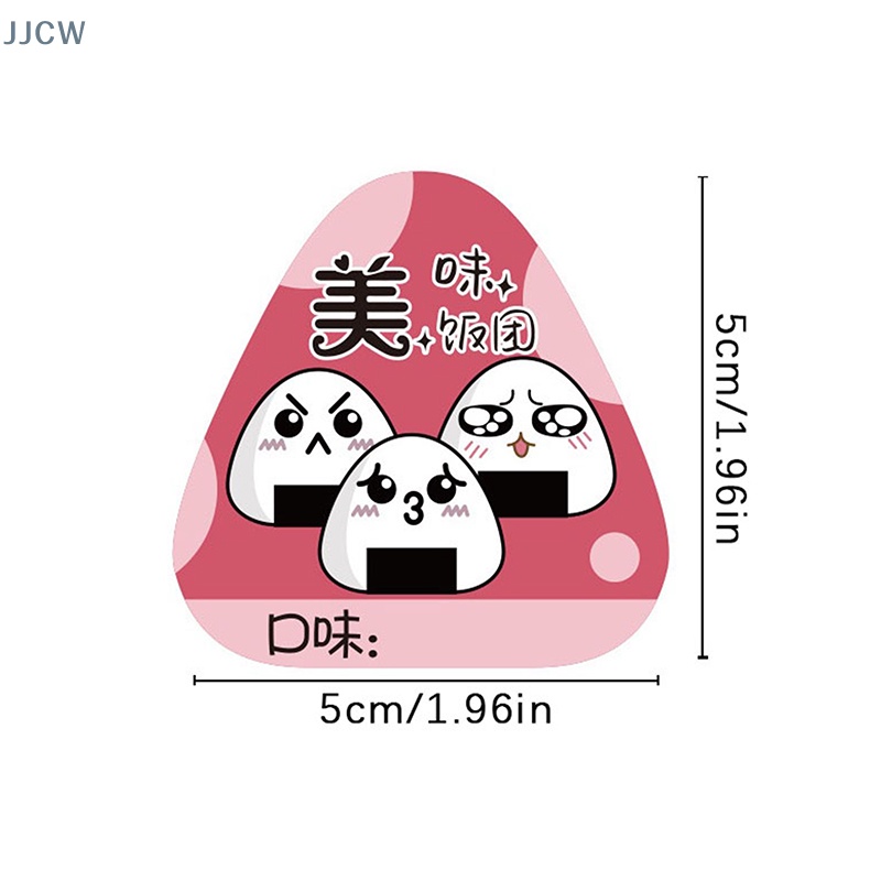 Bộ 80 Miếng Dán Túi Đựng sushi Hình Tam Giác Làm Cơm Nắm Rong Biển onigiri qqw