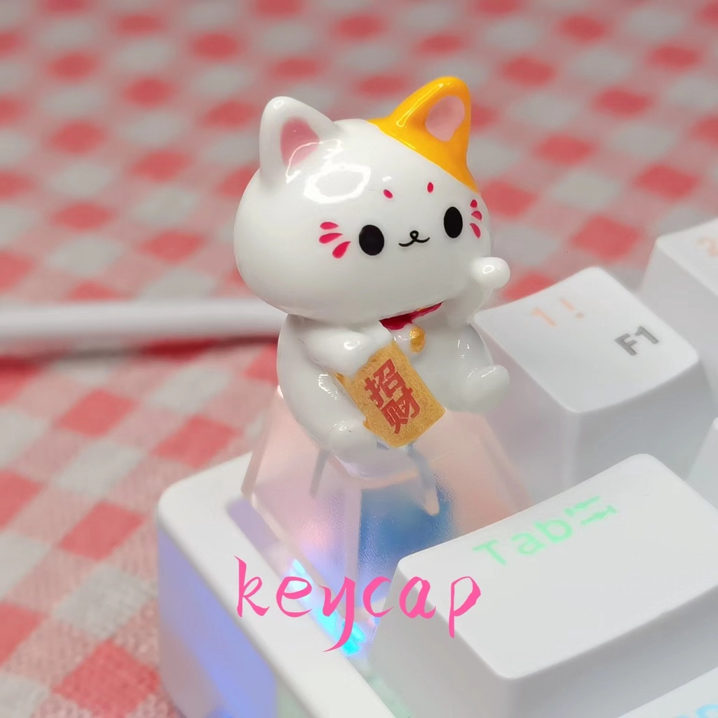 Bàn Phím Cơ Hình Mèo Dễ Thương Cho esc