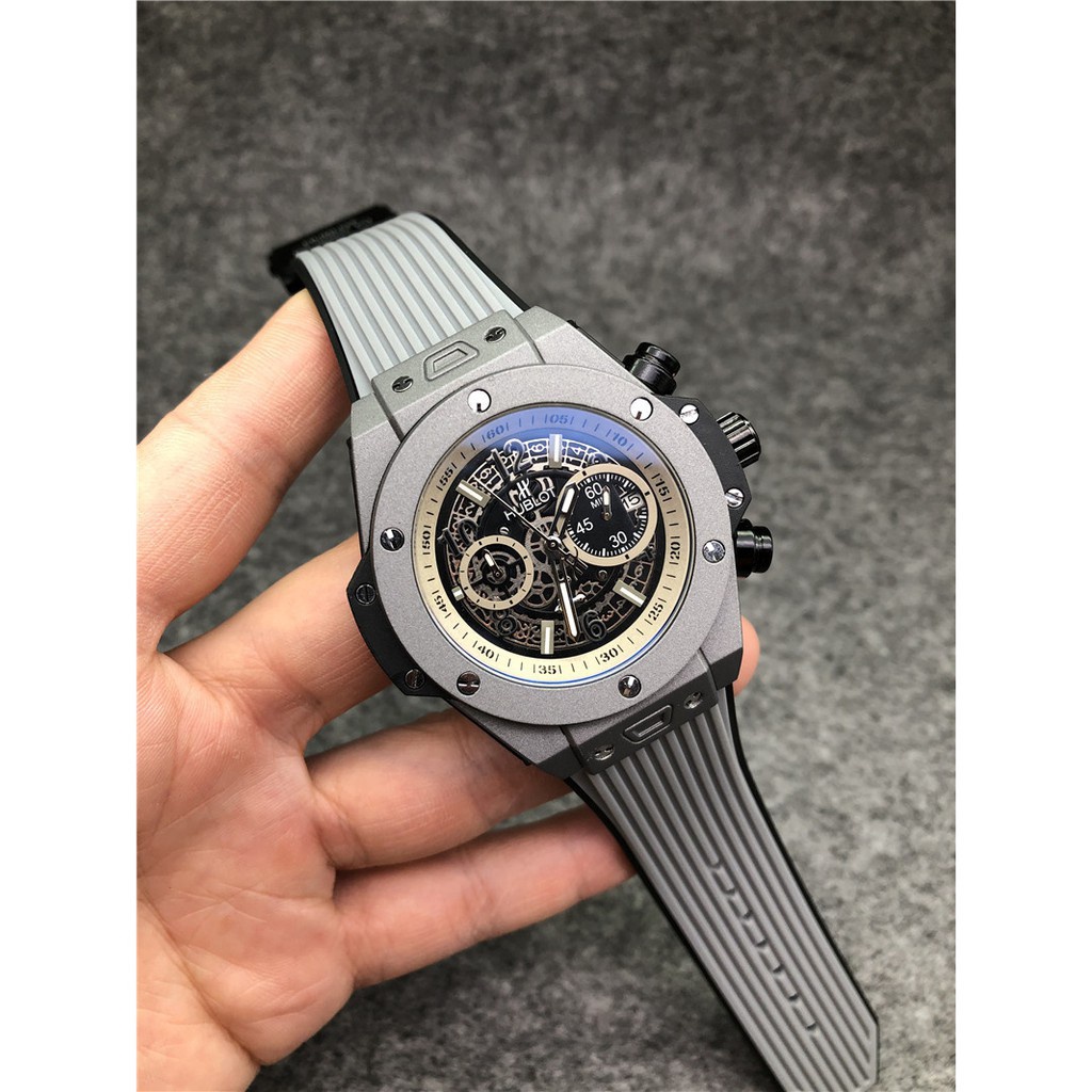 2023watch multi-function six-needle movement casual  sports man watch