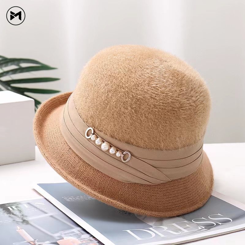 Nón Tai Bèo Chất Liệu Nhung Cao Cấp Thời Trang Mới 2023 Cho Nữ Trung Niên