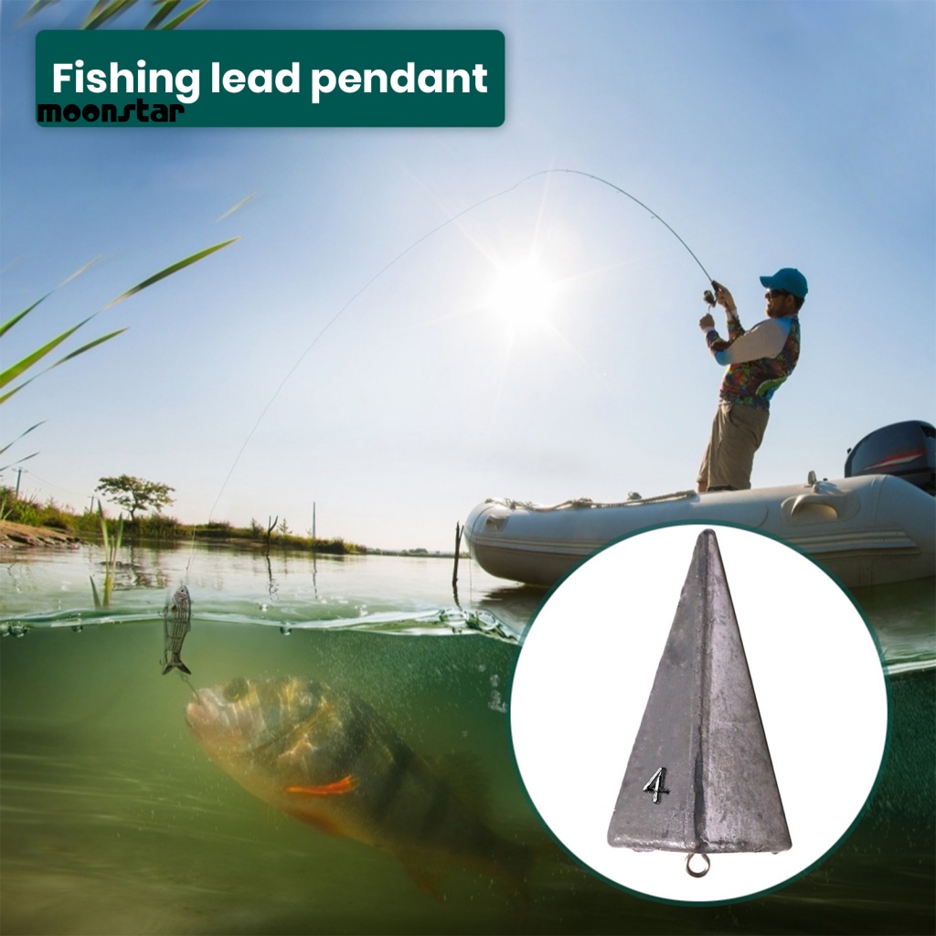 Moo Khối Chì Câu Cá Nước Mặn Hình Kim Tự Tháp 2 / 3 / 4 / 5 / 6oz