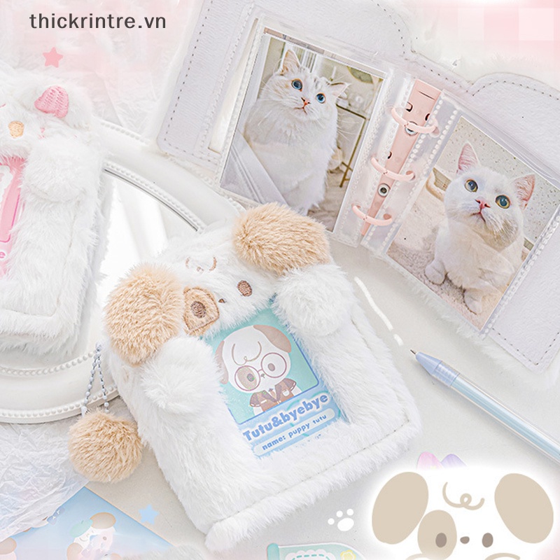 Album Đựng Thẻ id Sưu Tầm Bằng Lông Nhung Phong Cách Hoạt Hình Hàn Quốc vn
