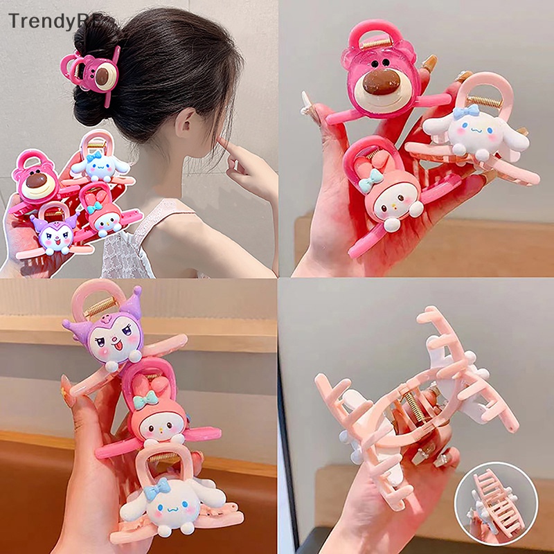 SANRIO Kẹp Tóc Hình Cá Mập kuromi my melody cinnamoroll Dễ Thương Hợp Thời Trang Làm Quà Tặng Cho Bé Gái re