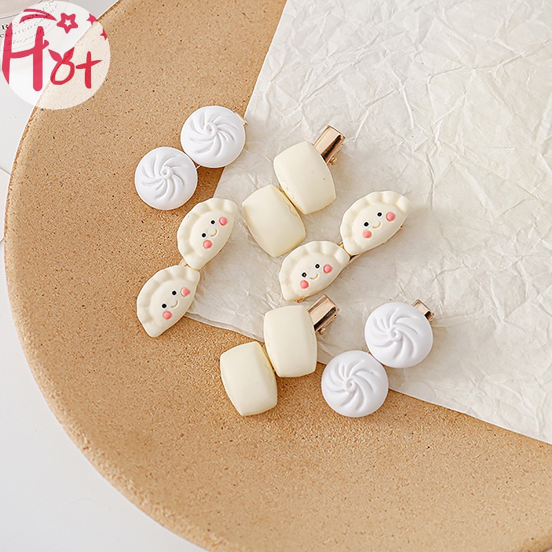 Jr Kẹp Tóc Hình Bánh Bao Hấp Nhỏ Nhắn Dễ Thương Phong Cách Hàn Quốc Cho Nữ vn