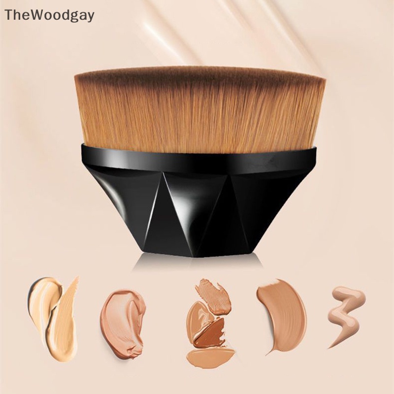 Thewoodgay six Bộ Cọ Trang Điểm Nền Dạng Lỏng Thân Tổng Hợp Mềm Mại Cho Nữ