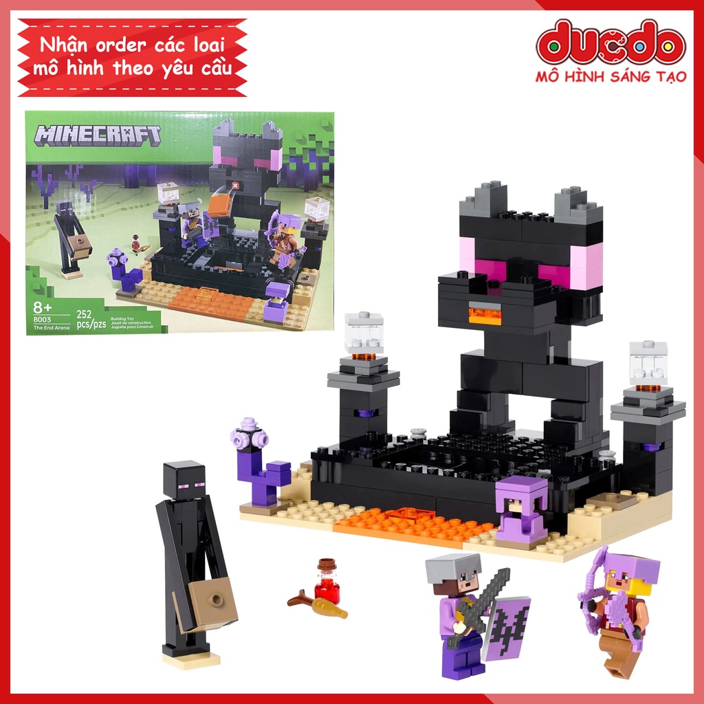 No 8003 Lắp ghép Minecraft Trận Chiến Cuối Cùng - Đồ chơi Xếp hình Mô hình 21242