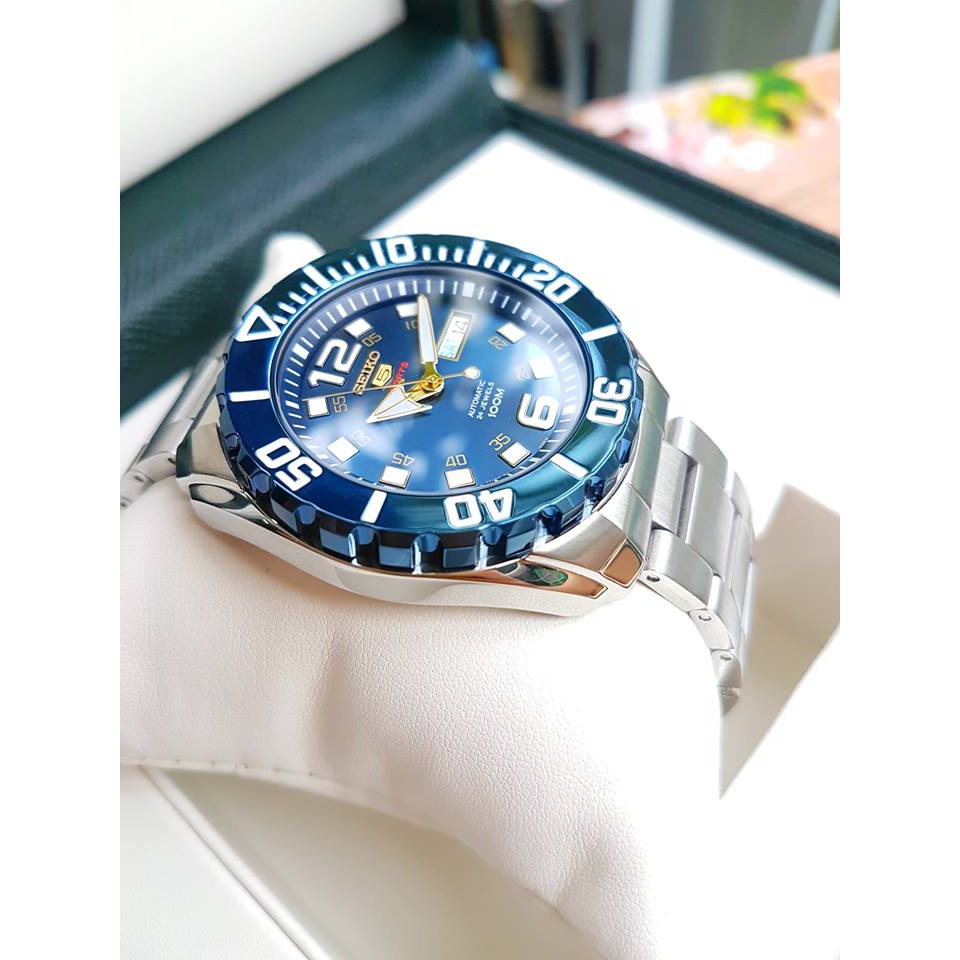 Đồng hồ nam Seiko Baby Monster - Kính cứng - Máy Automatic - Hàng nội địa Nhật Bản