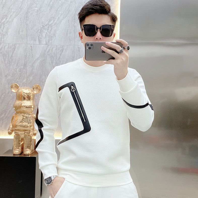 Áo sweater Dài Tay Thời Trang Xu Hướng Hàn Quốc Cho Nam