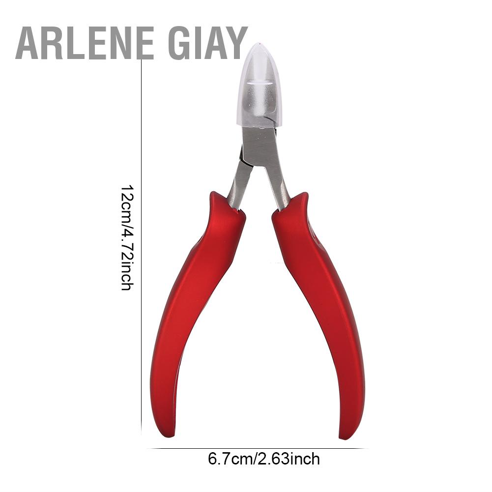 Arlene Giay Máy cắt móng chân bằng thép không gỉ Loại bỏ da chết Kềm