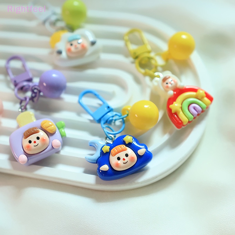 Móc Khóa Hạt Nhựa resin Nhỏ Một Mặt Hình Hoa Hướng Dương Hoạt Hình diy