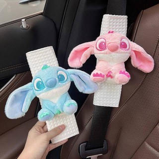 Car Safety Belt Shoulder Pad Cover Couple Cute Cartoon Safety Belt Protective Case Wear-Resistant Four Seasons Universal Advanced G4MH