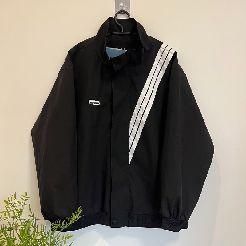 Áo Khoác Bóng Chày Dáng Rộng Thêu Chữ Bearmen Thời Trang Xuân Thu Cho Cặp Đôi