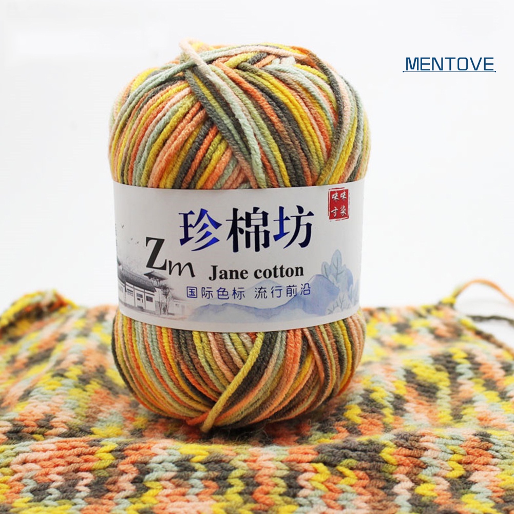 Set 4 Cuộn Len Đan Móc Nhiều Màu Sắc Cho Bé