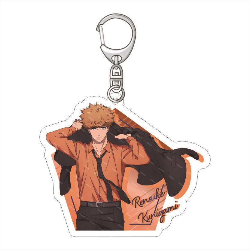 Móc khoá Anime Manga Blue Lock Anime Itoshi Rin Chigiri Hyoma Suit Series Acrylic Cute phụ kiện trang trí dễ thương