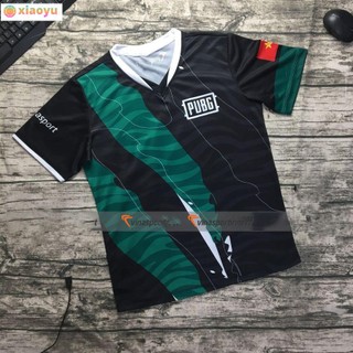 Áo thun thi đấu thể thao điện tử ngắn tay PUBG - Tiger Green Design