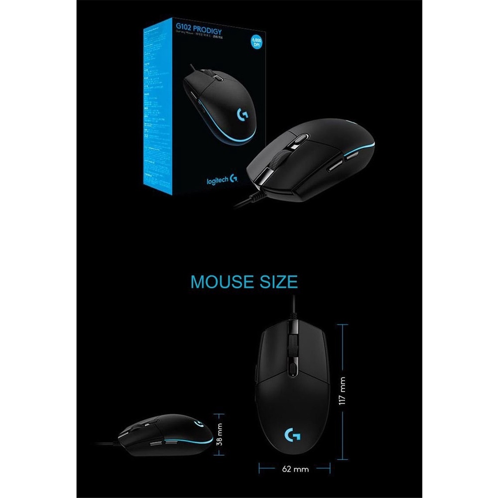 Chuột Gaming Logitech G102 Quang HọC Có Dây 8000DPI | BigBuy360 - bigbuy360.vn
