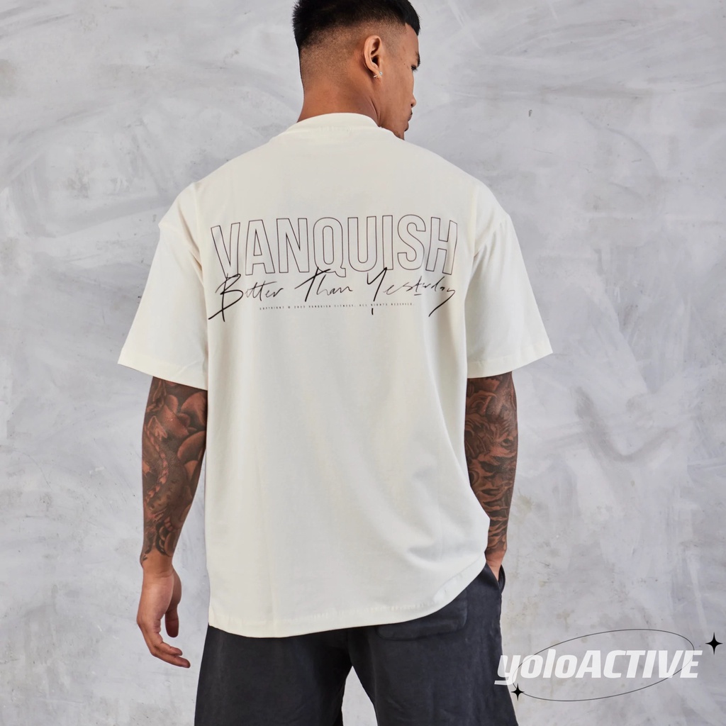 Áo Thun Thể Thao cotton Tay Ngắn Dáng Rộng Thấm Hút Mồ Hôi In Hình Hộp vanquish