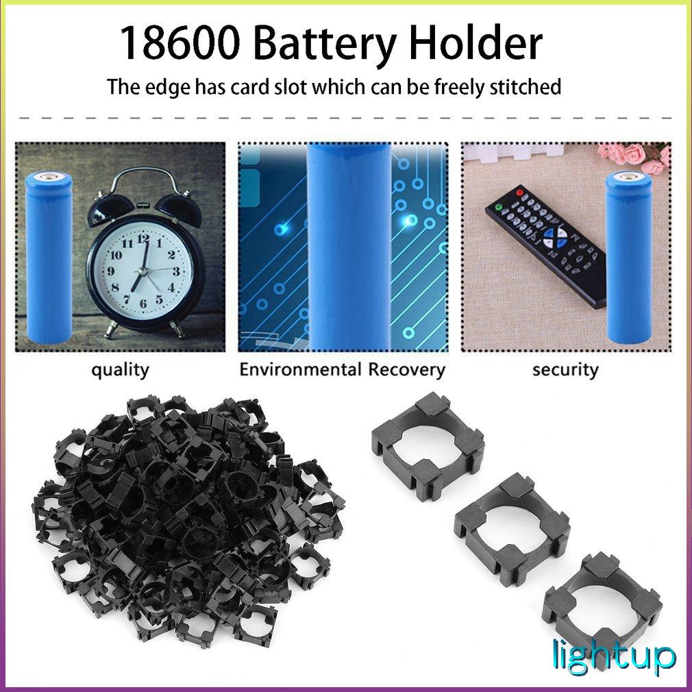 100 Pieces 18650 Lithium Cell Battery Holder Bracket For Diy [R/11]
