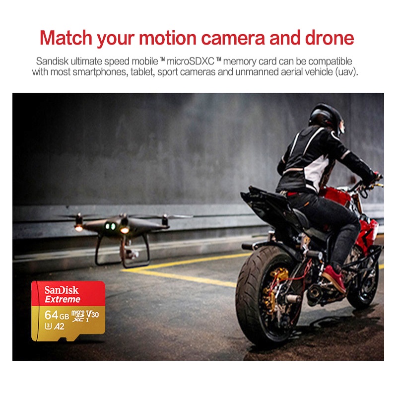 Thẻ Nhớ Extreme 1TB 256GB 512GB 128GB Micro TF / SD Cho Camera / Điện Thoại