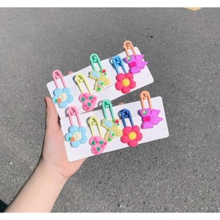 (Ban buon-si)Set 5 Kẹp Hoa Nơ