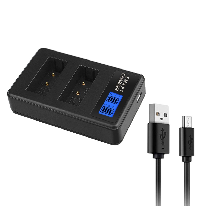 WU LP-E17 LP E17 E17 LCD USB Bộ sạc kép cho Rebel T6i 750D 800D