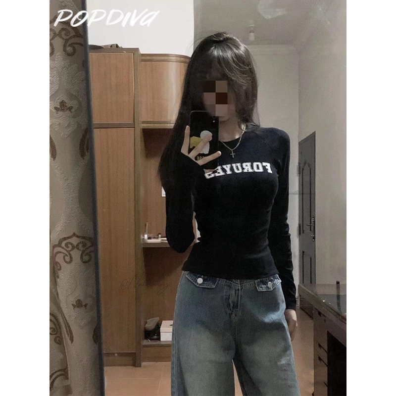 MUSHIHUI áo phông áo thun nữ croptop baby tee Thời trang hàn quốc A29J2H5 36Z230904