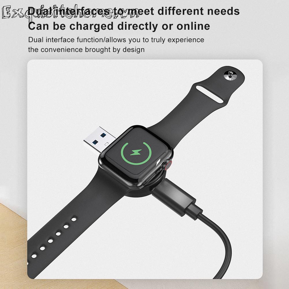 Đế Sạc Không Dây Cho Đồng Hồ Thông Minh apple watch 1-8
