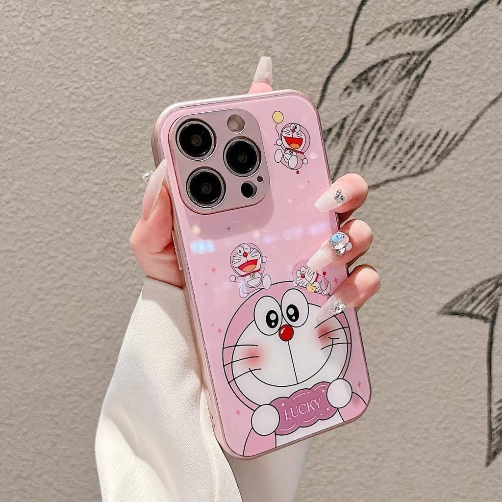 Doraemon Ốp Lưng Điện Thoại Hình Hoạt Hình Dành Cho apple 14 13promax iphone12 11 xr8 / 7