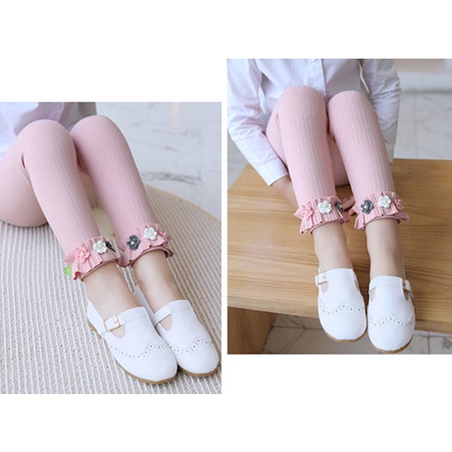 Quần Legging Mỏng Thời Trang Thu Đông Cho Bé Gái