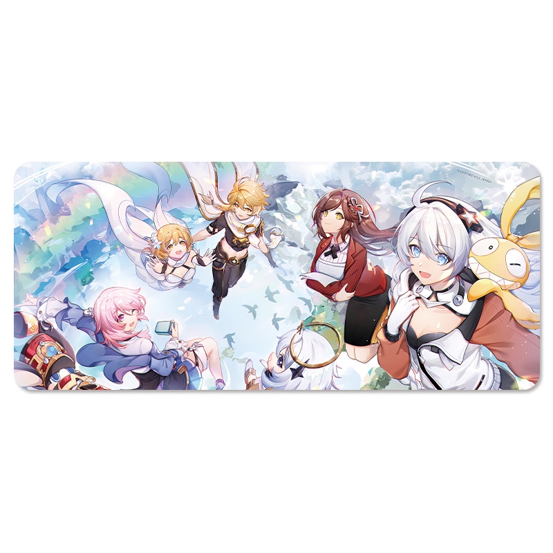 Trailblazer Mouse Pad Honkai: Star Rail Gaming computer keyboard mat Stelle ACGN Caelus anime Kafka animation Himeko Genshin Impact March 7th protagonist table mat