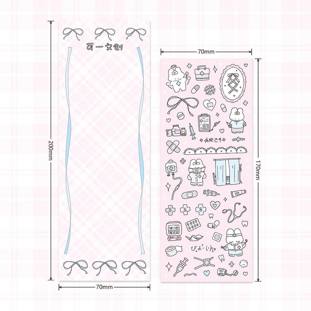 Nhãn Dán Trang Trí Sổ Tay Hình Công Chúa Dễ Thương diy