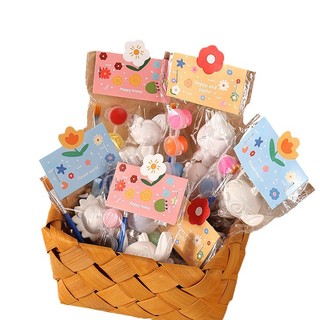 1 búp bê gypsum nhỏ tự tô màu đồ chơi cho bé