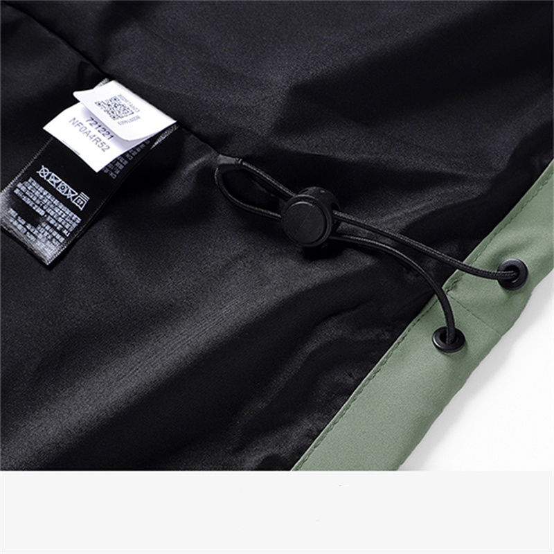 Áo Khoác Gió Thêu logo the north face 100% Chính Hãng Chống Thấm Nước Thời Trang Cho Cặp Đôi