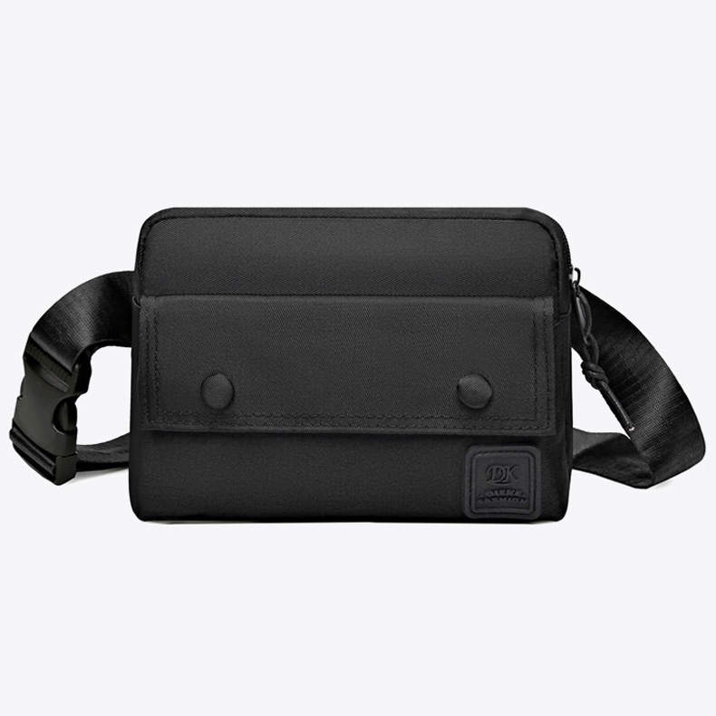 Túi đeo chéo nam và nữ DK Vải dù mịn 2023 nút hít 4 ngăn
