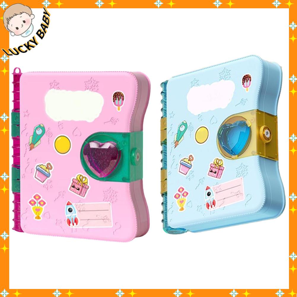 LUCKYBABY Cô Gái Phép Thuật Bất Ngờ Cuốn Sách Bí Mật Vui Vẻ Hộp Trang Sức Văn Phòng Phẩm Nhật Ký Công Chúa Ma