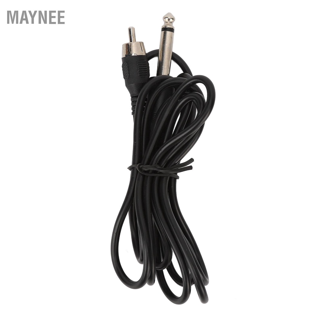 Maynee Máy Xăm Bút Hợp Kim Nhôm Xoay Ngắn Đầu Nối RCA Có Hình Kẹp Dây snowa