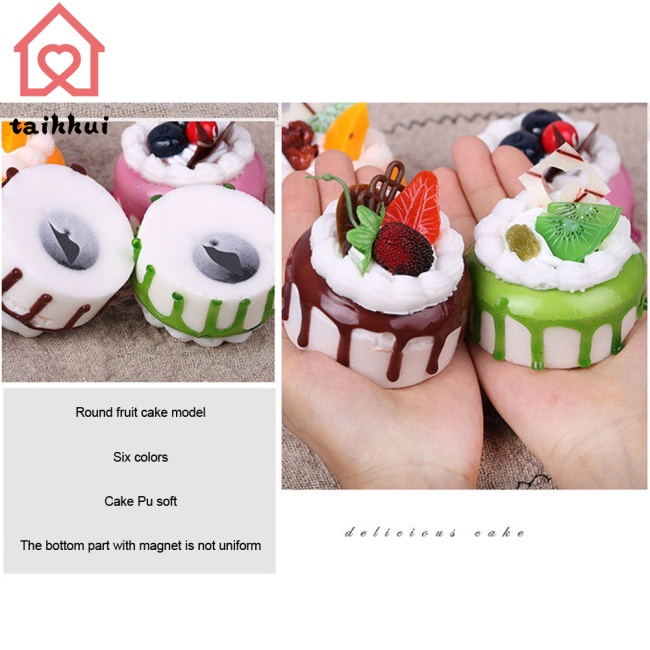 Đồ trang trí Bánh Trái Cây Nhân Tạo Trang Trí Chụp Hình