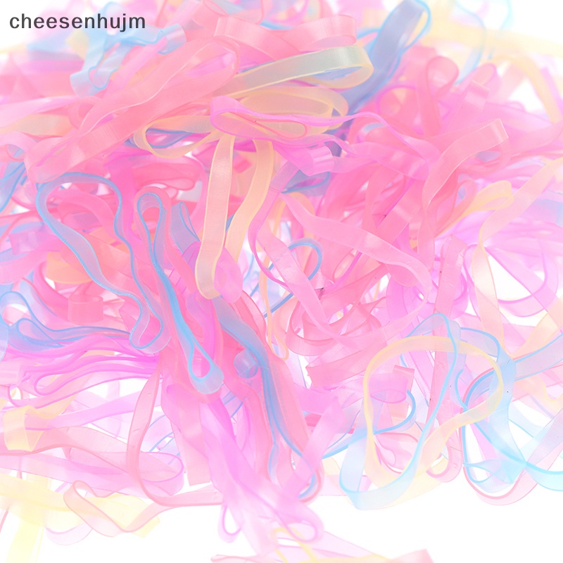 Set 1000 Dây Chun Buộc Tóc Nhiều Màu Cho Bé Gái vn