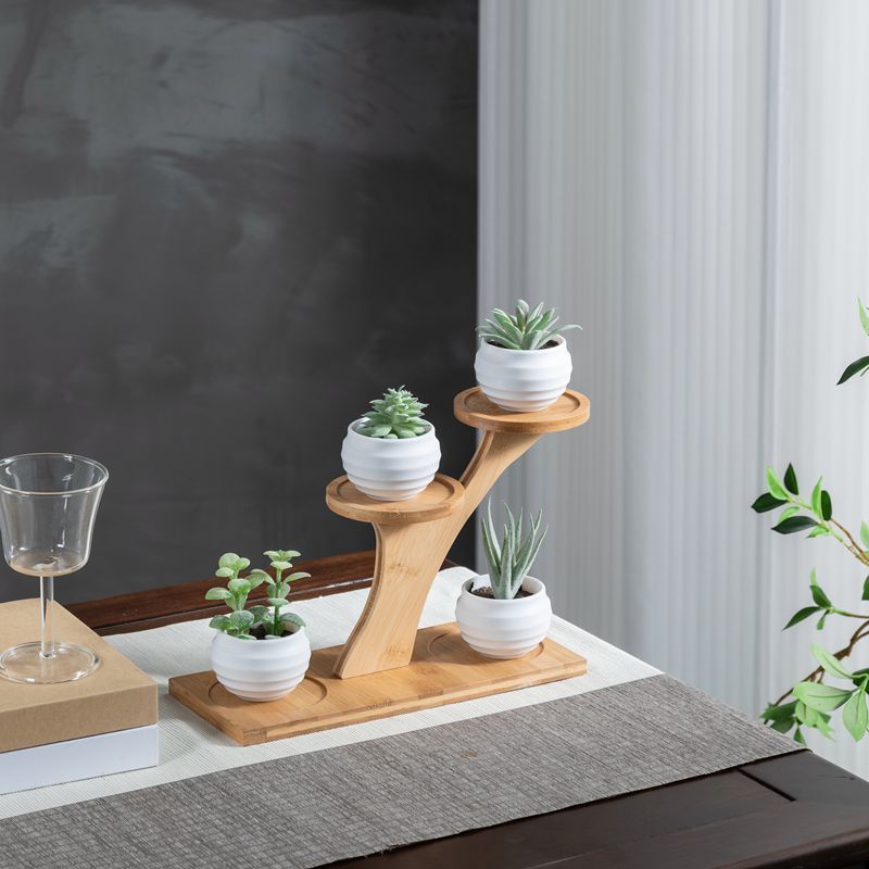 Giá Đỡ Chậu Hoa / Cành Cây Để Bàn Ban Công Dày Dặn Sáng Tạo