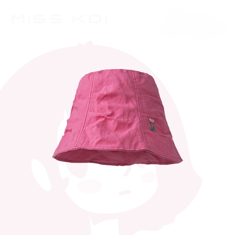 Misskoi  Mũ Tai Bèo cotton Lanh Thiết Kế Nhỏ Nhắn Phong Cách Nhật Bản Chống Nắng Mùa Hè Dễ Phối Đồ Cho Nữ