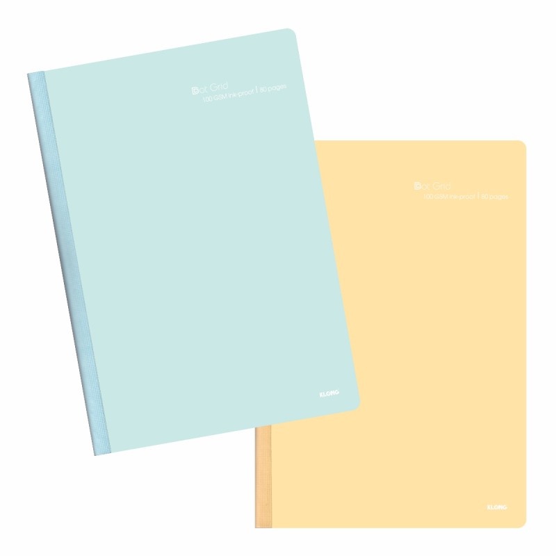 Vở tập viết giấy chấm dot 100gsm tiện lợi 80/120/200 trang may dán gáy B5 KLONG